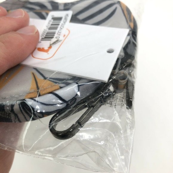 NEW NWT Lug Heart Coin Pouch LILY GRAY Wallet Floral Flowers - Picture 4 of 5